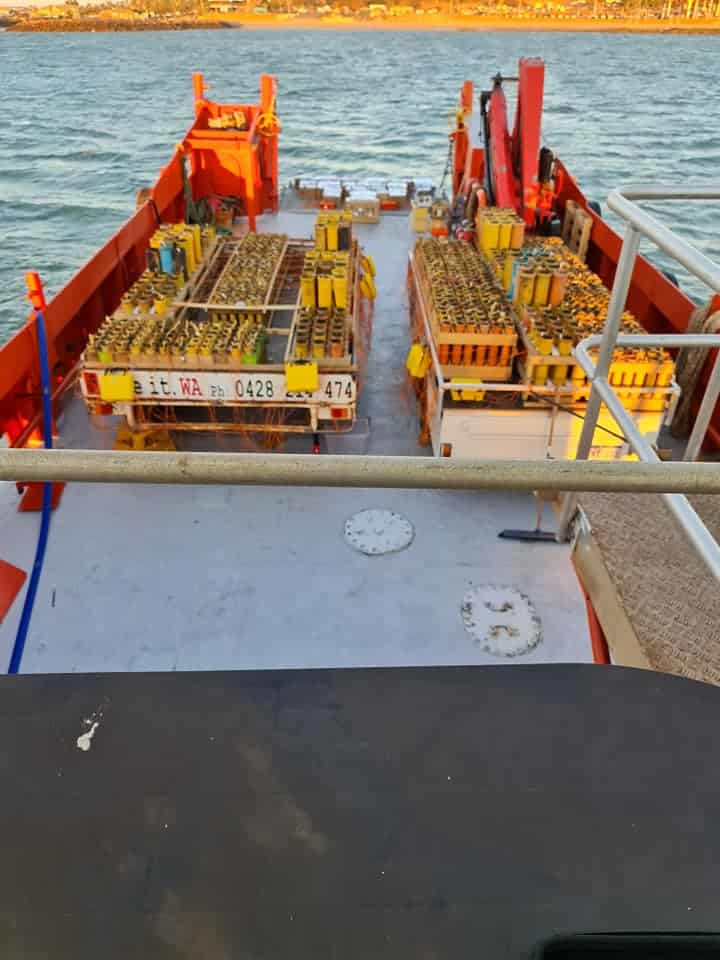 Barge setup
